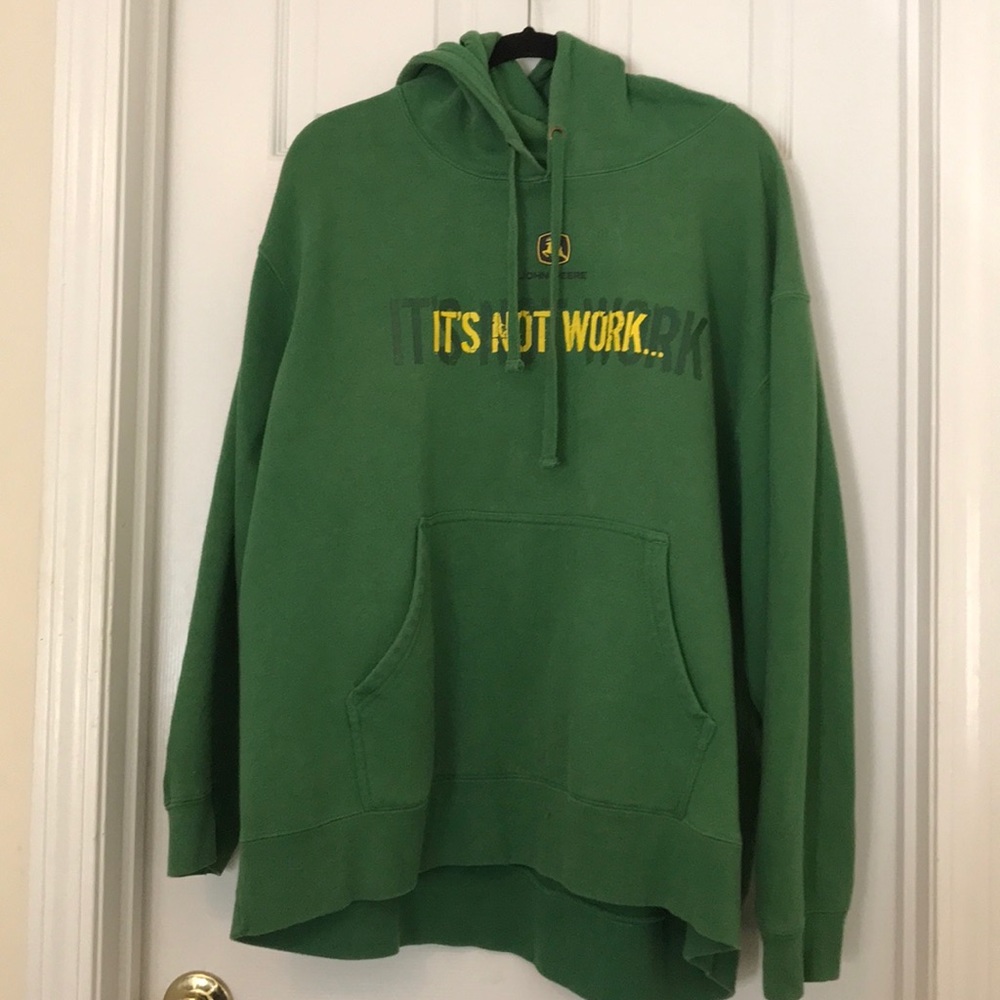 Men’s John Deere Hoodie Green